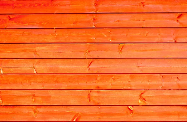 Pared de madera lisa naranja brillante —  Fotos de Stock