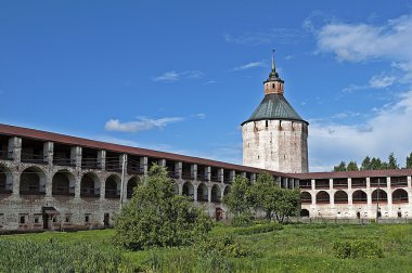 Courtyard kirillo belozersky Manastırı, Rusya Federasyonu
