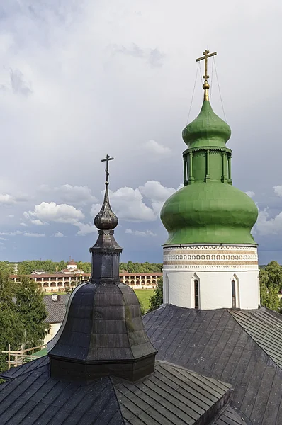 Cúpulas da antiga Igreja Ortodoxa — Fotografia de Stock