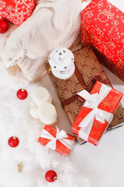 Christmas gift boxes — Stock Photo, Image