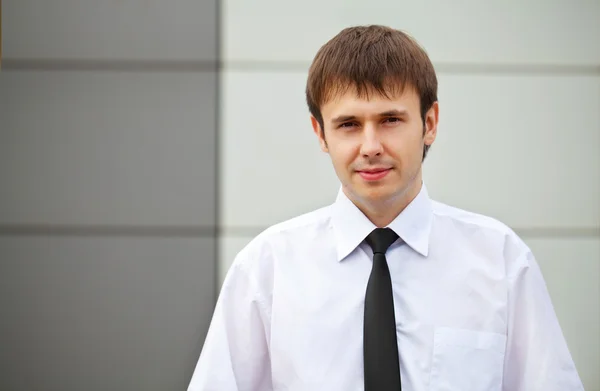 Smart man talking on phone — Stock Photo, Image