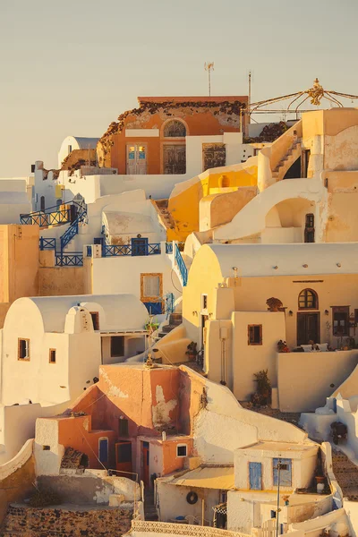 Egyedi santorini-architektúra. Görögország — Stock Fotó