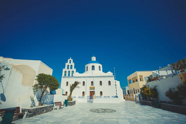 Architettura unica di Santorini. Grecia — Foto Stock