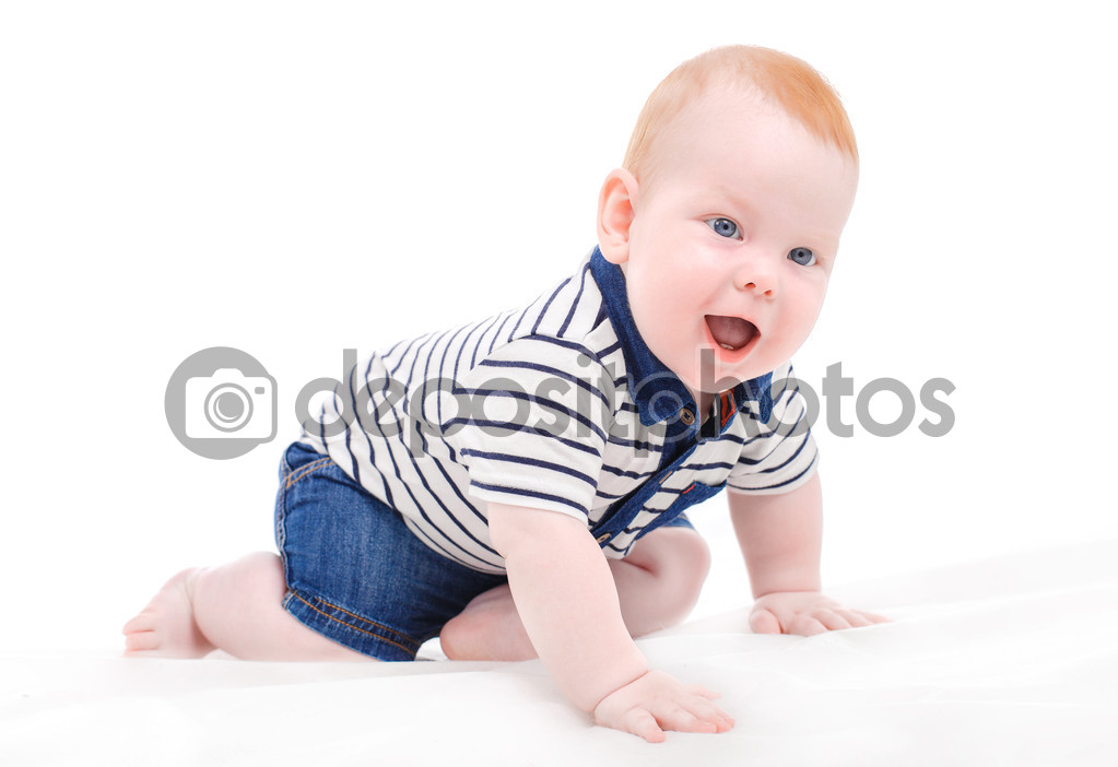 Bebe Drole Souriant Beau Visage De Bebe Gros Plan Image Libre De Droit Par Golyak C