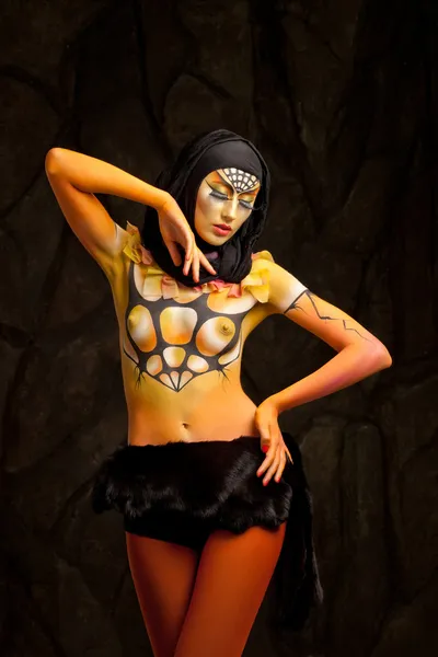 Fantasia body art — Foto Stock