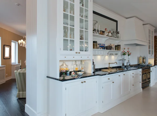 White kitchen — Stock Photo, Image