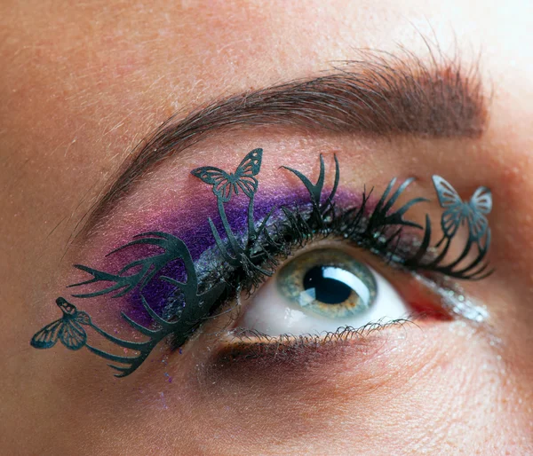 Maquillaje de ojos . — Foto de Stock