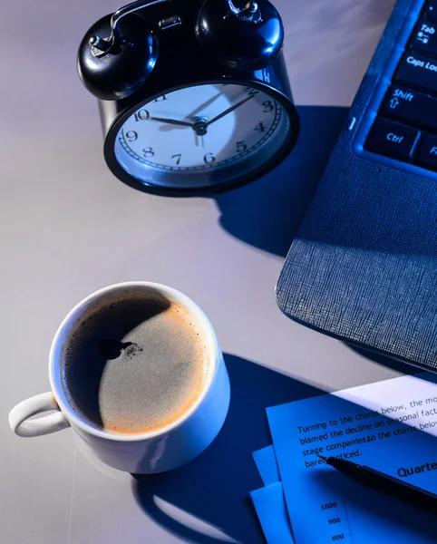 Trabalho à noite — Fotografia de Stock