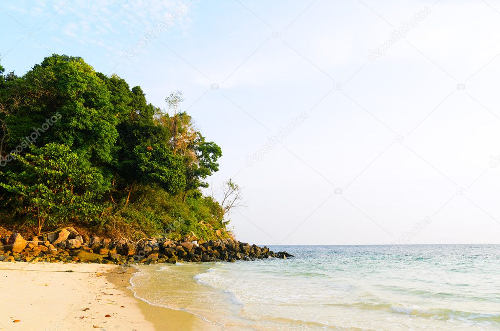 Sea and cliffs