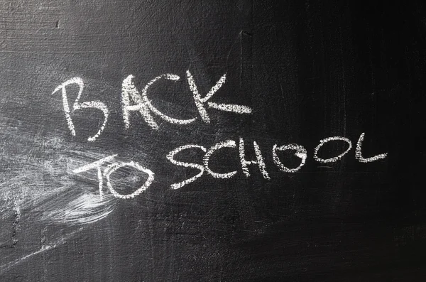 Erased chalk board — Stock Photo, Image