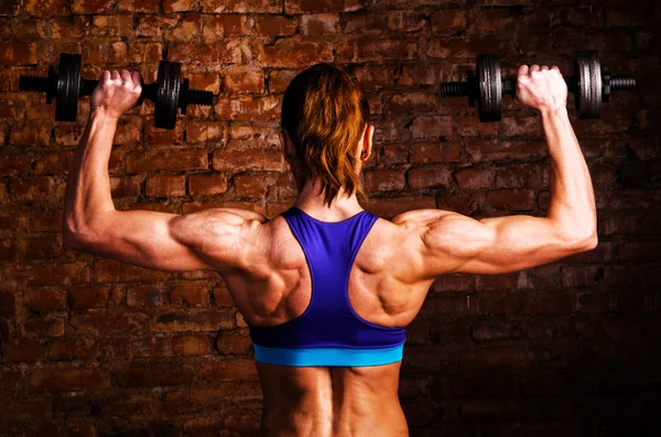 Mujer fuerte — Foto de Stock