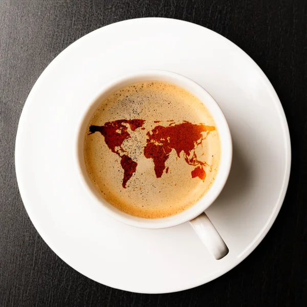 Cup of fresh espresso — Stock Photo, Image