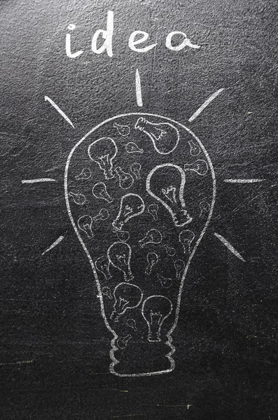 Bulb of ideas — Stock Photo, Image