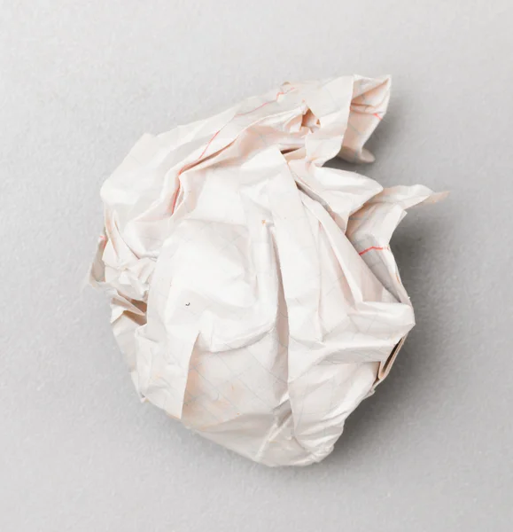 Crumpled wad — Stock Photo, Image