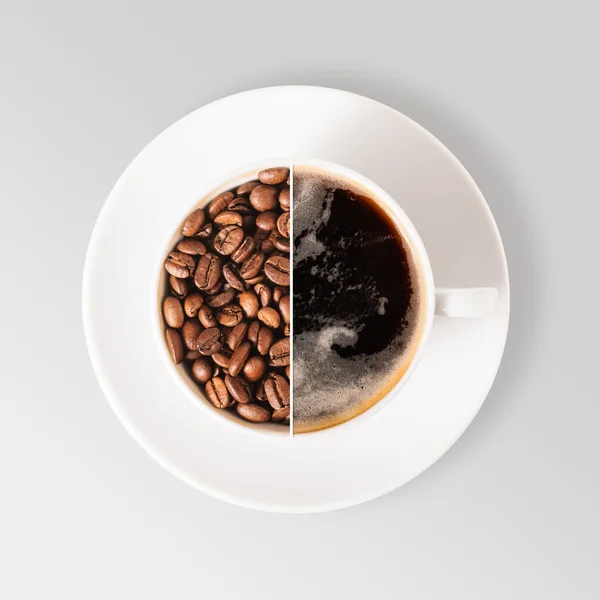 Kaffe delar — Stockfoto