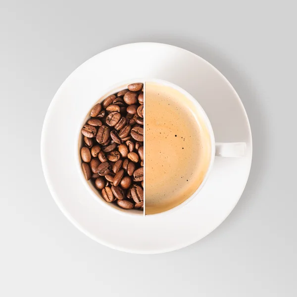 Части кофе — стоковое фото