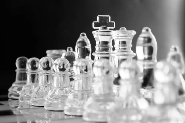 Шахматная команда — стоковое фото