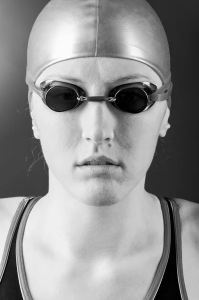 Woman swimmer — Stock Photo, Image