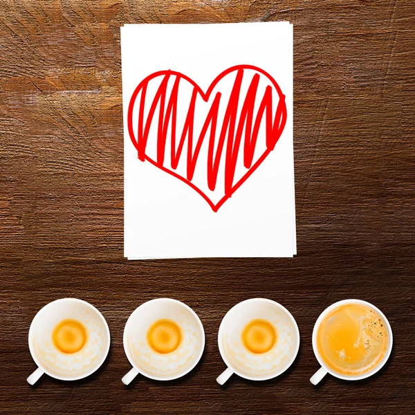 Liefdevolle koffie. — Stockfoto