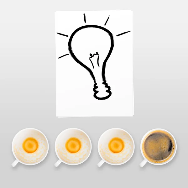 Idee over koffiepauze — Stockfoto