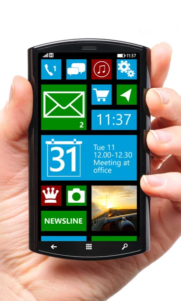 Smartphone écran tactile — Photo