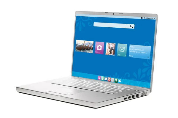 Nowoczesny laptop — Zdjęcie stockowe