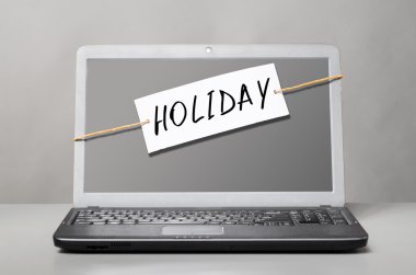 laptop ile tatil Not