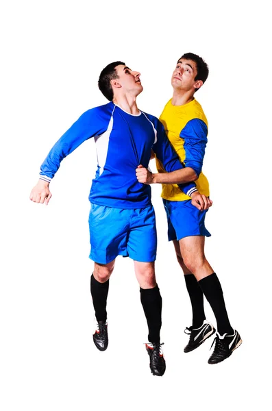 Voetbalspelers — Stockfoto