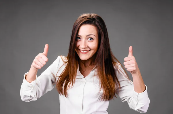 Mulher de negócios sorridente — Fotografia de Stock