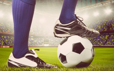bacaklar bir futbolcu