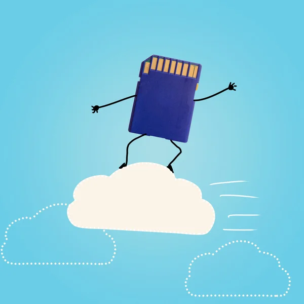 Cloud storage. — Stock Photo, Image