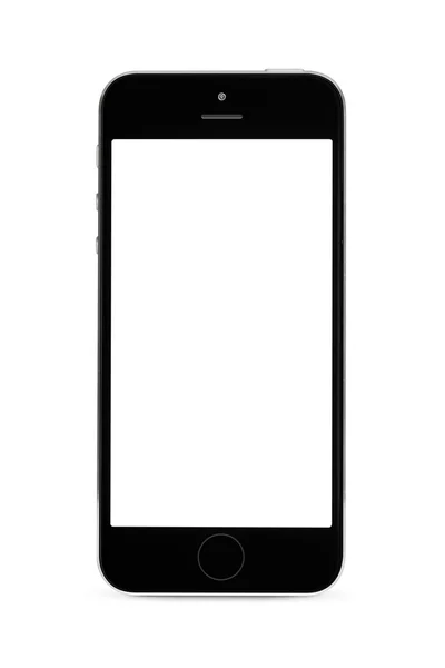 Смартфон изолирован на белом фоне — стоковое фото