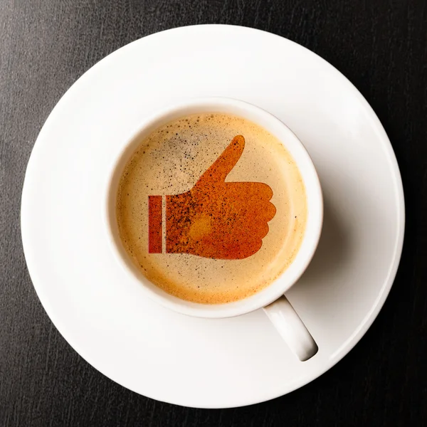 Sociale koffie. — Stockfoto