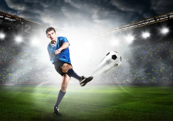 Giocatore di calcio — Foto Stock