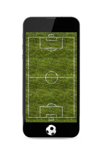 Mobile soccer — Stock Photo, Image