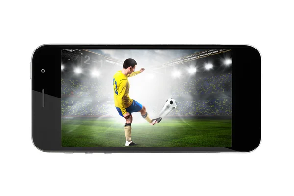 Calcio mobile — Foto Stock