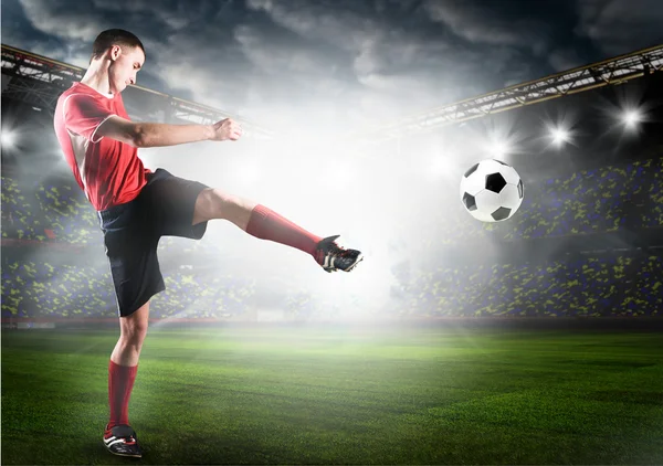 Jogador de futebol — Fotografia de Stock