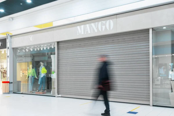 Saint Petersburg Russia March 2022 Sanctions Russia Closed Mango Store —  Fotos de Stock