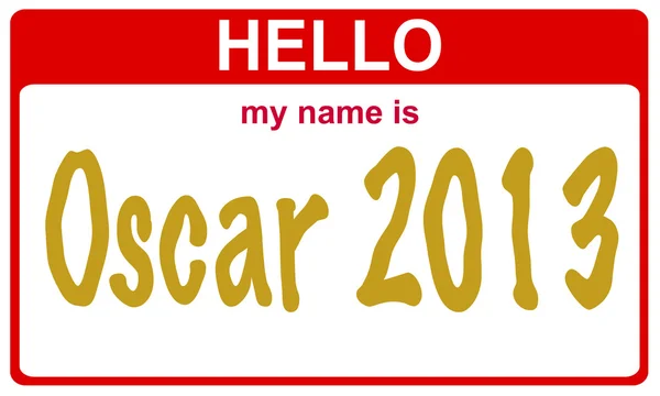 Hello my name is oscar — Stock Photo, Image