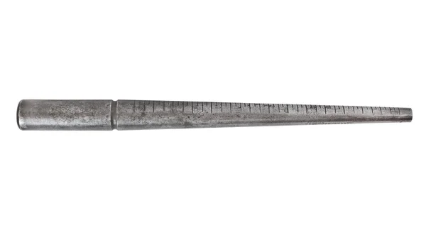 Vintage ring sizer mandrel tool — Stock Photo, Image
