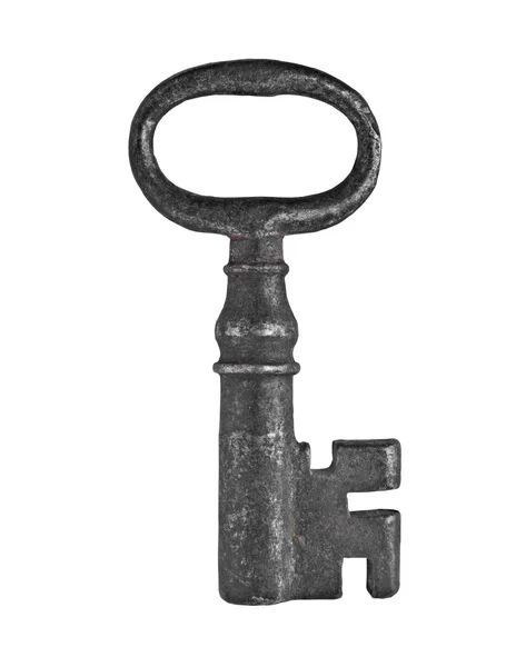 Вінтажний ключ замка шафи — стокове фото