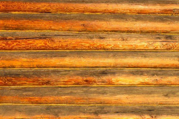 Pared de la cabina de madera — Foto de Stock