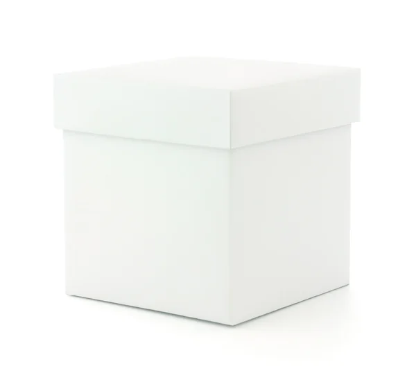 Caja en blanco — Foto de Stock