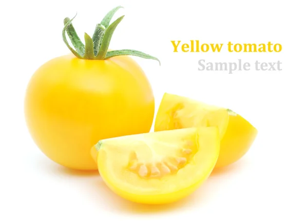 Żółty pomidor — Zdjęcie stockowe