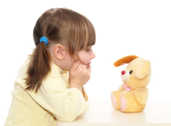 Bebê brincando com brinquedo — Fotografia de Stock