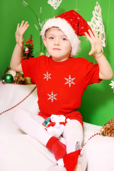 Boy Santa Claus — Stock Photo, Image