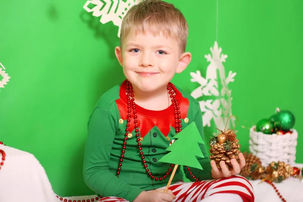 Boy Santa Claus — Stock Photo, Image