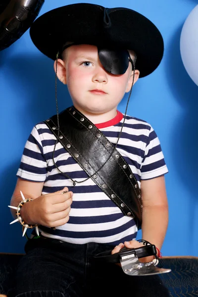 Pojke pirat — Stockfoto
