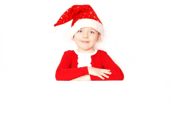 Rapaz Pai Natal — Fotografia de Stock