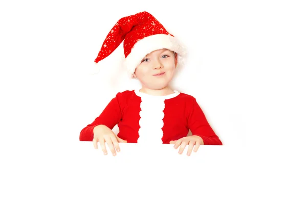 Хлопчик Санта Клауса Стокове Зображення
